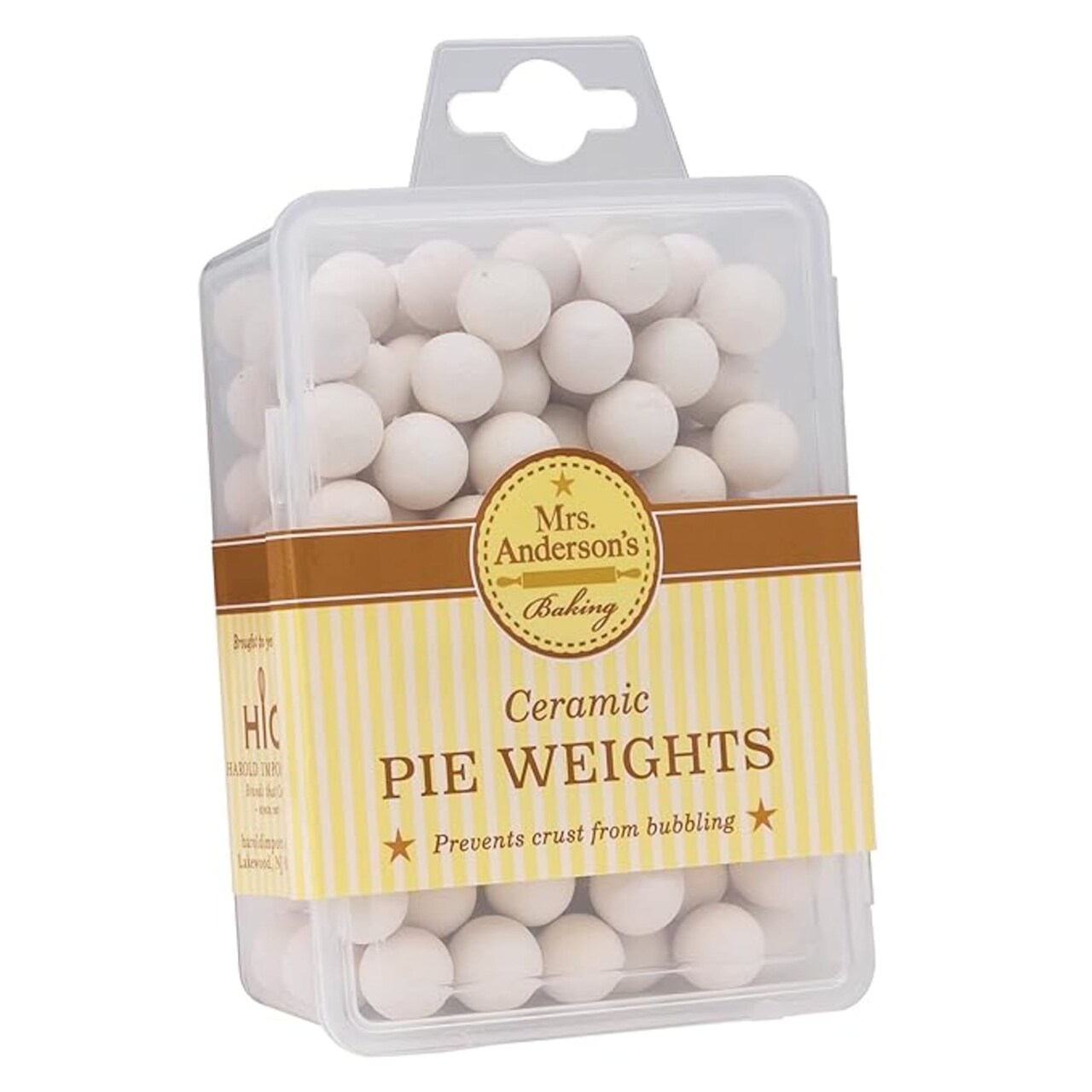 Mrs. Anderson's Reusable Ceramic Pie Weights Perfect Crusts No Bubbling